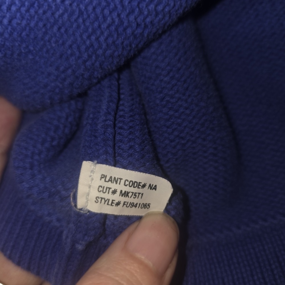 Vintage Polo Ralph Lauren Sweater Kid's Size 5 Blue with Black Pony Knit Heavy - Picture 7 of 8